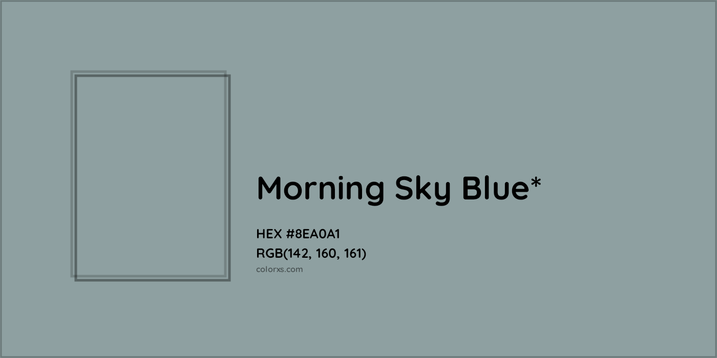 HEX #8EA0A1 Color Name, Color Code, Palettes, Similar Paints, Images