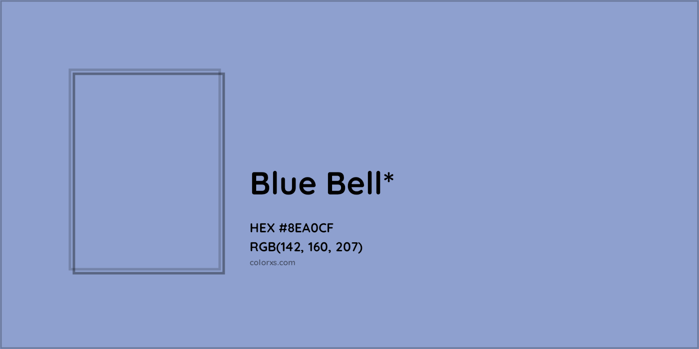 HEX #8EA0CF Color Name, Color Code, Palettes, Similar Paints, Images