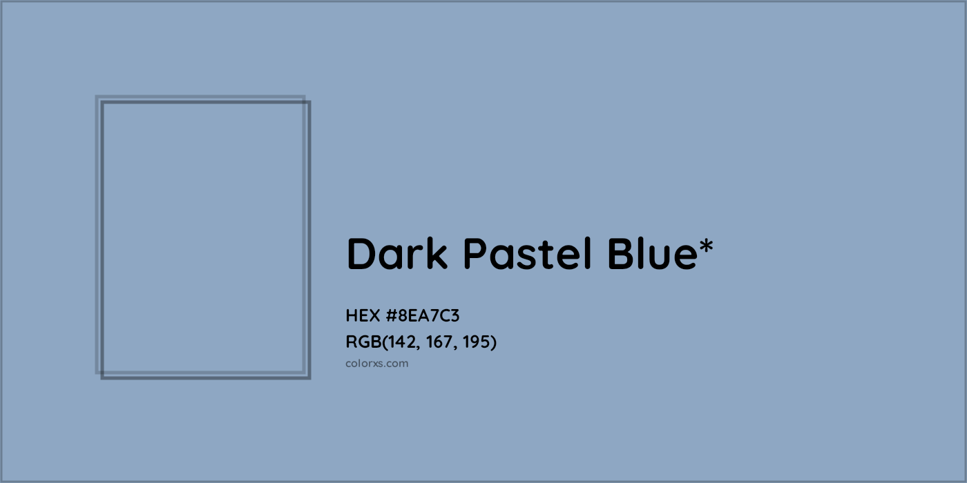 HEX #8EA7C3 Color Name, Color Code, Palettes, Similar Paints, Images