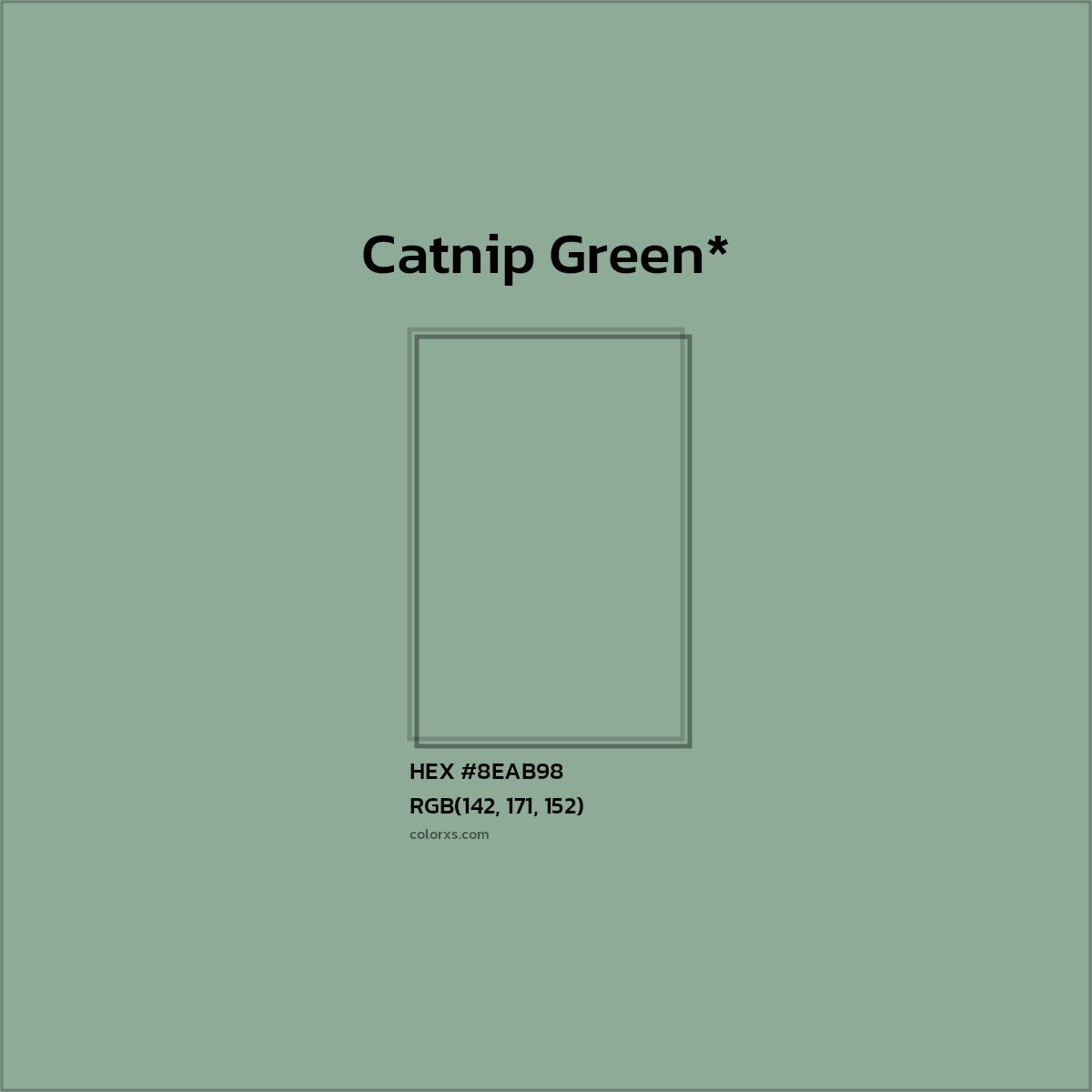 HEX #8EAB98 Color Name, Color Code, Palettes, Similar Paints, Images