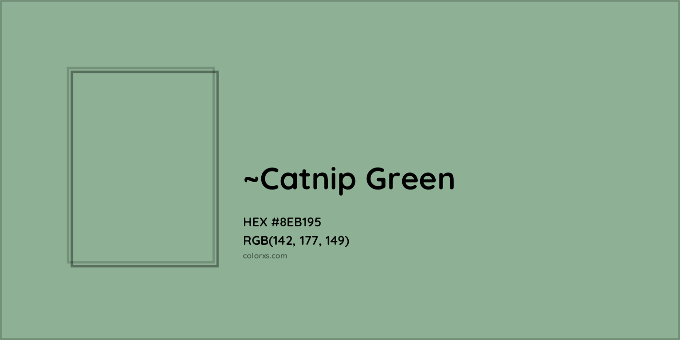 HEX #8EB195 Color Name, Color Code, Palettes, Similar Paints, Images
