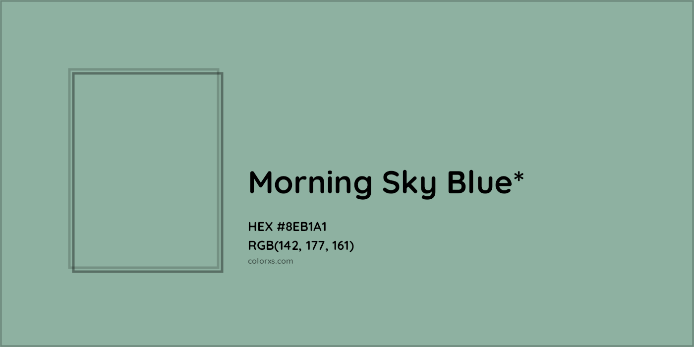 HEX #8EB1A1 Color Name, Color Code, Palettes, Similar Paints, Images