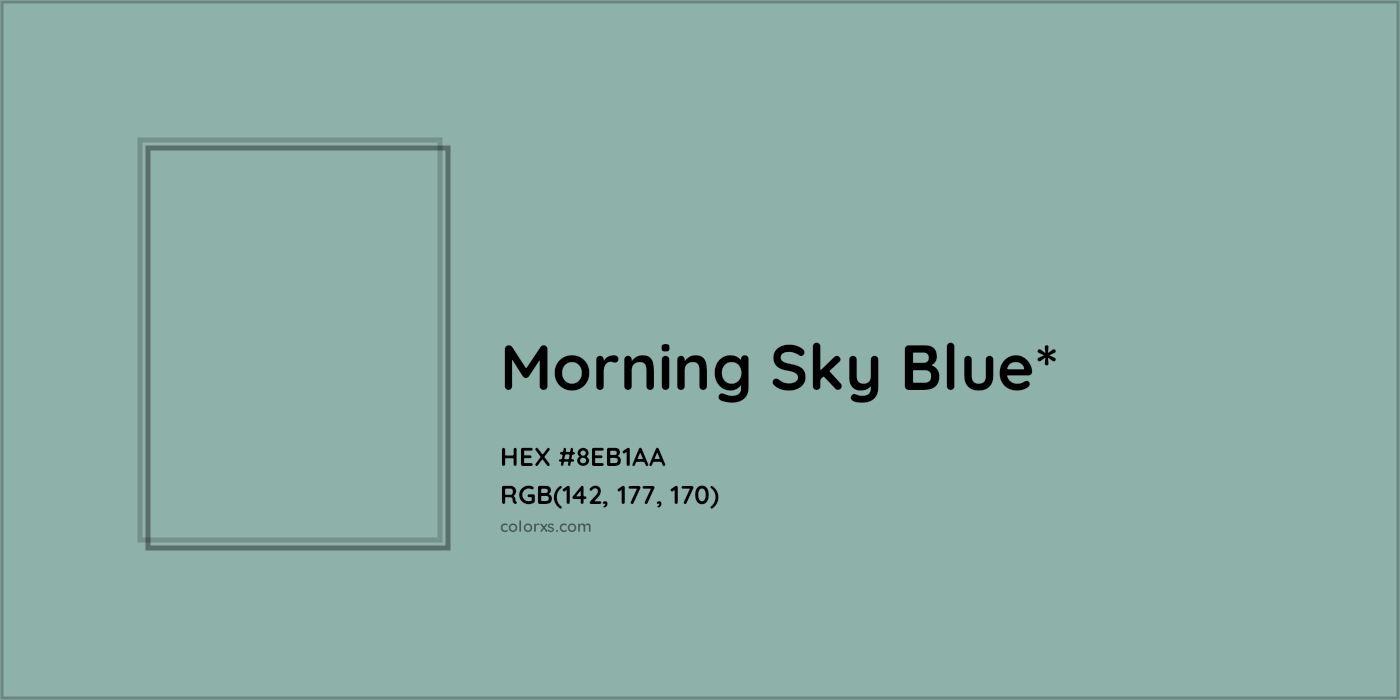 HEX #8EB1AA Color Name, Color Code, Palettes, Similar Paints, Images