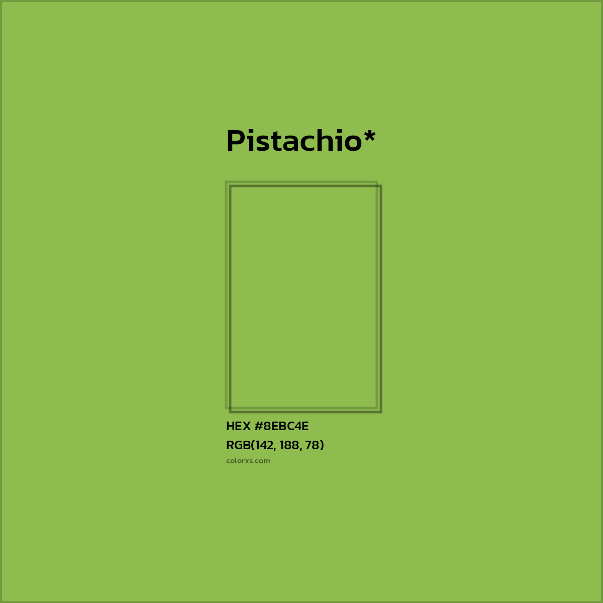 HEX #8EBC4E Color Name, Color Code, Palettes, Similar Paints, Images