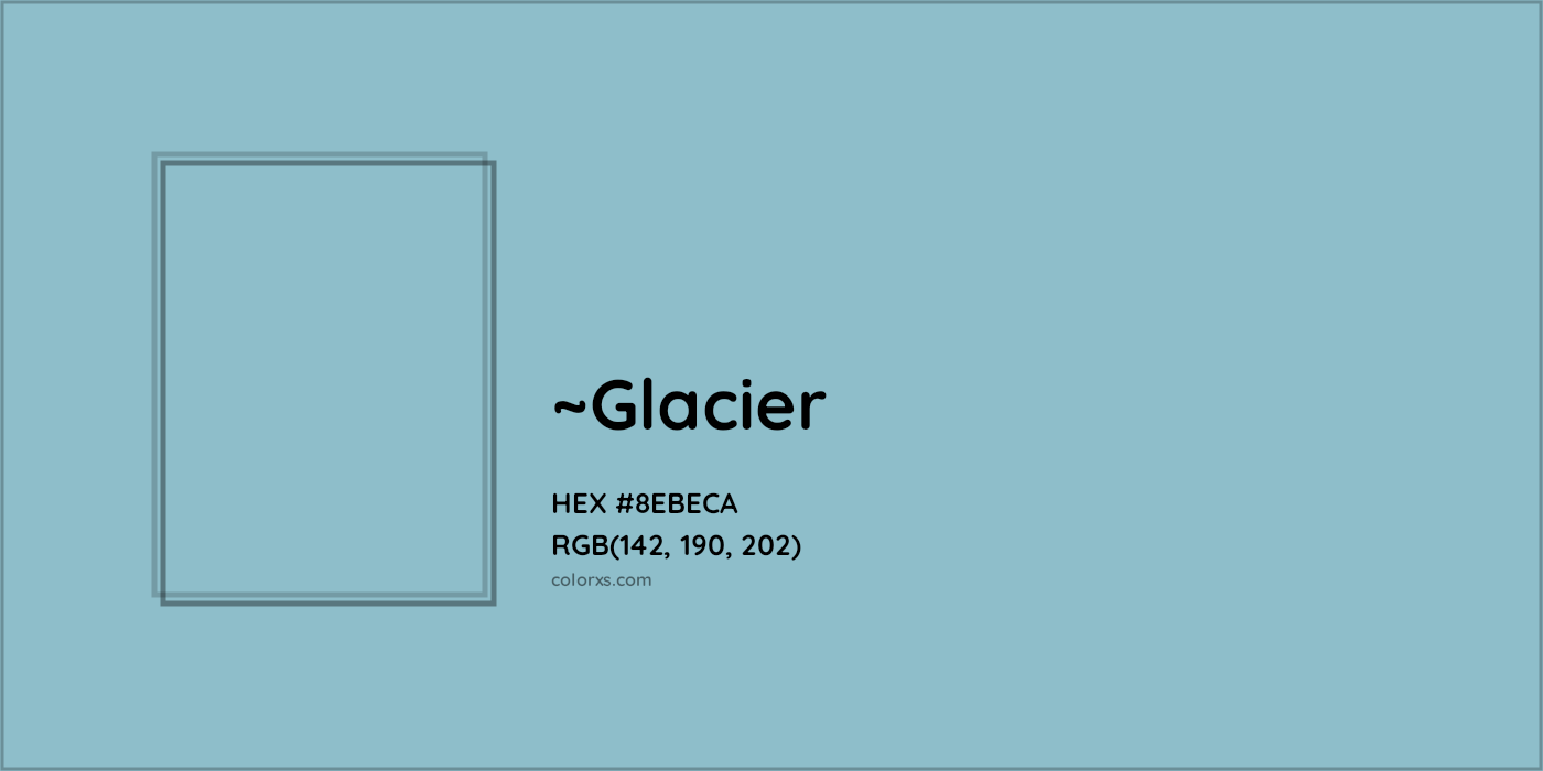 HEX #8EBECA Color Name, Color Code, Palettes, Similar Paints, Images