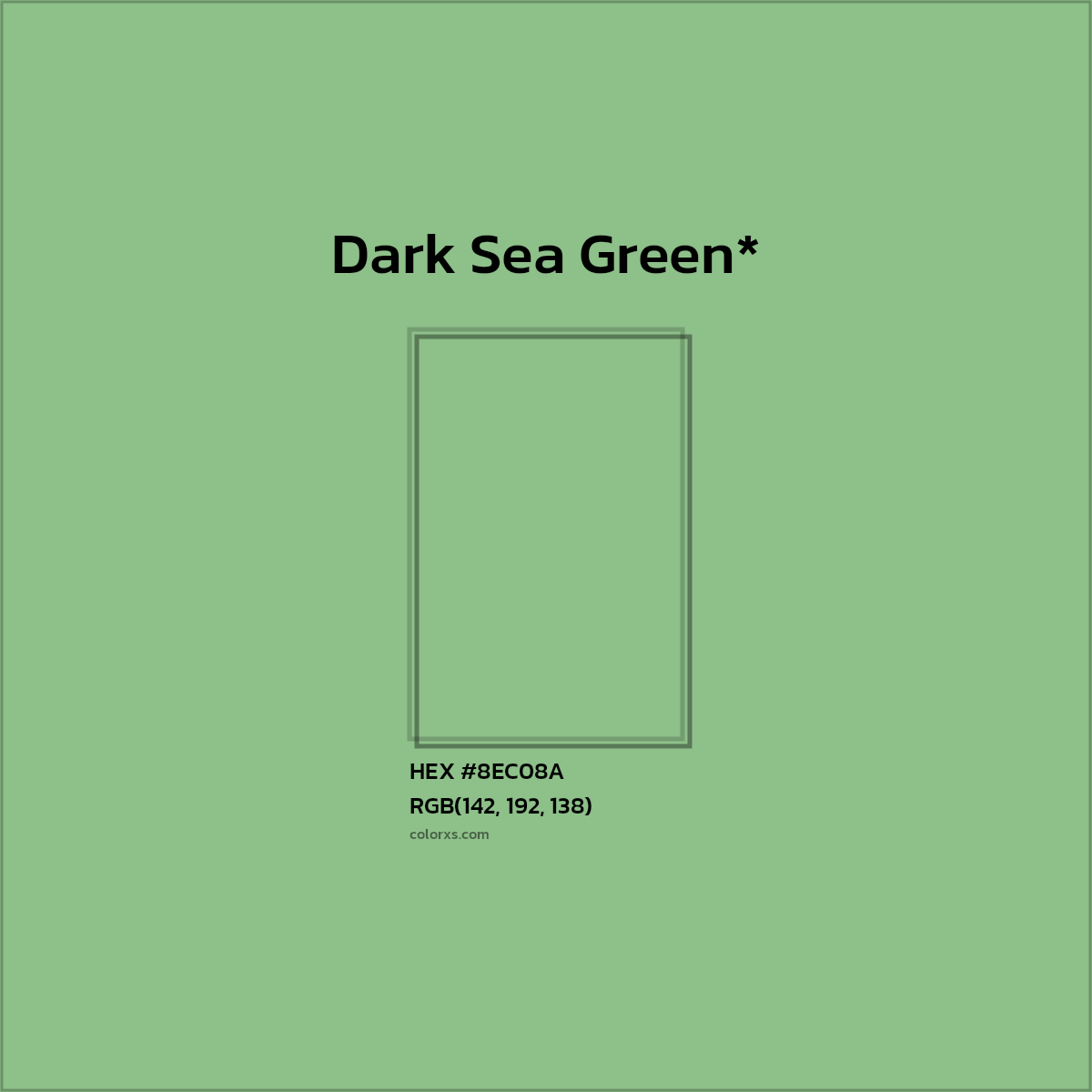 HEX #8EC08A Color Name, Color Code, Palettes, Similar Paints, Images