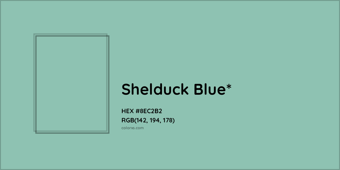 HEX #8EC2B2 Color Name, Color Code, Palettes, Similar Paints, Images