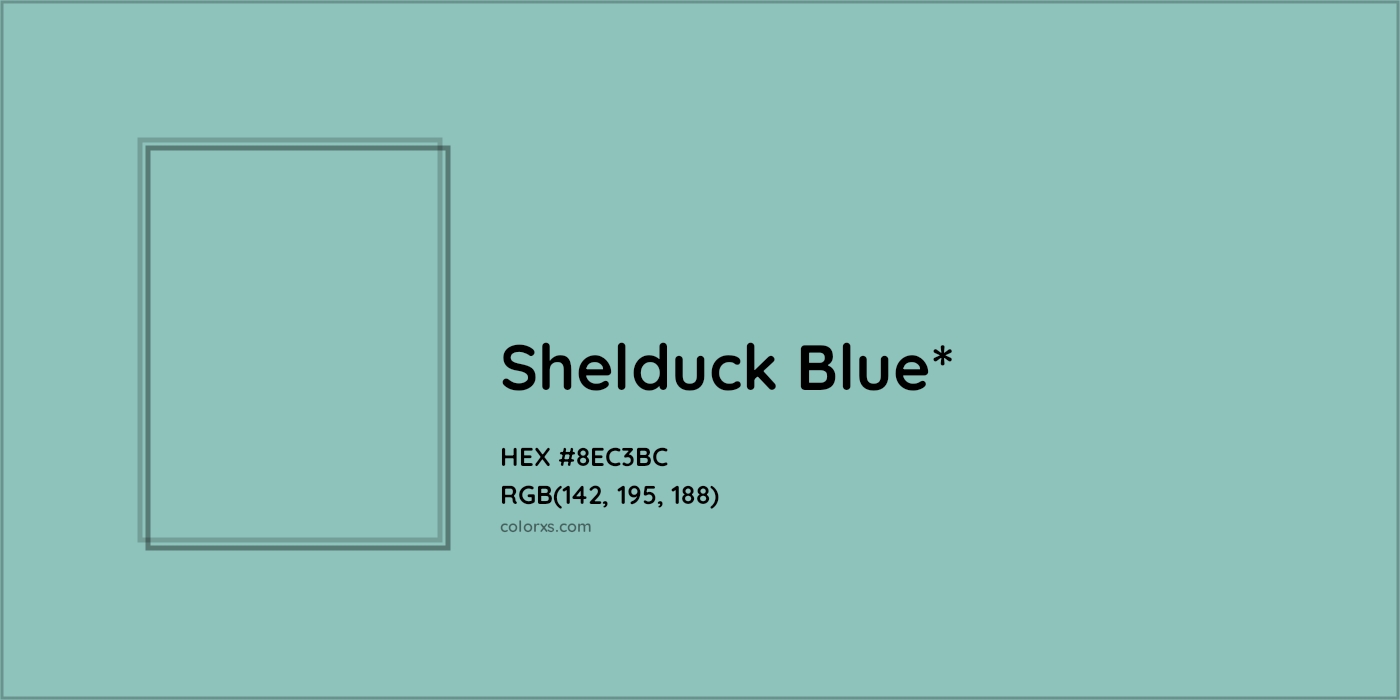 HEX #8EC3BC Color Name, Color Code, Palettes, Similar Paints, Images