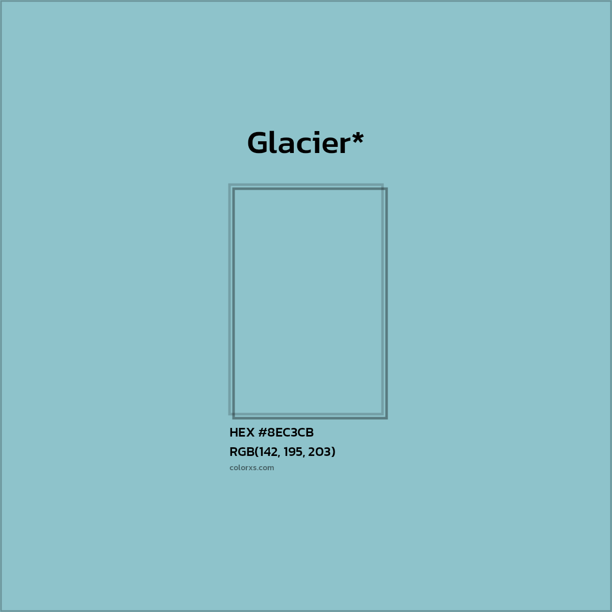 HEX #8EC3CB Color Name, Color Code, Palettes, Similar Paints, Images