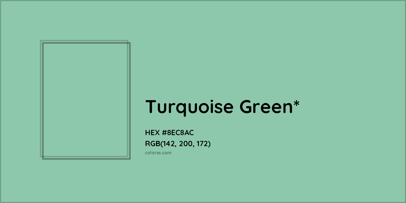 HEX #8EC8AC Color Name, Color Code, Palettes, Similar Paints, Images