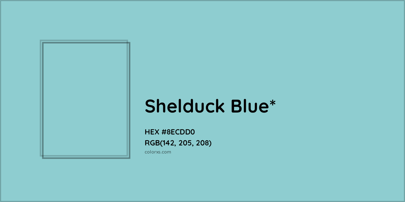 HEX #8ECDD0 Color Name, Color Code, Palettes, Similar Paints, Images