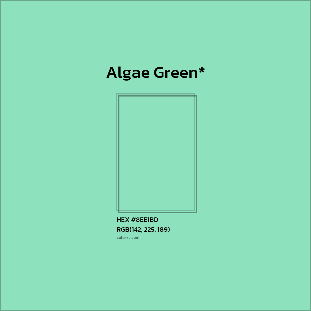 HEX #8EE1BD Color Name, Color Code, Palettes, Similar Paints, Images