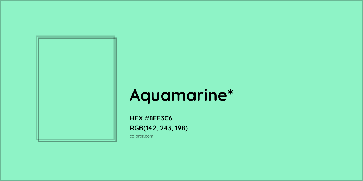 HEX #8EF3C6 Color Name, Color Code, Palettes, Similar Paints, Images
