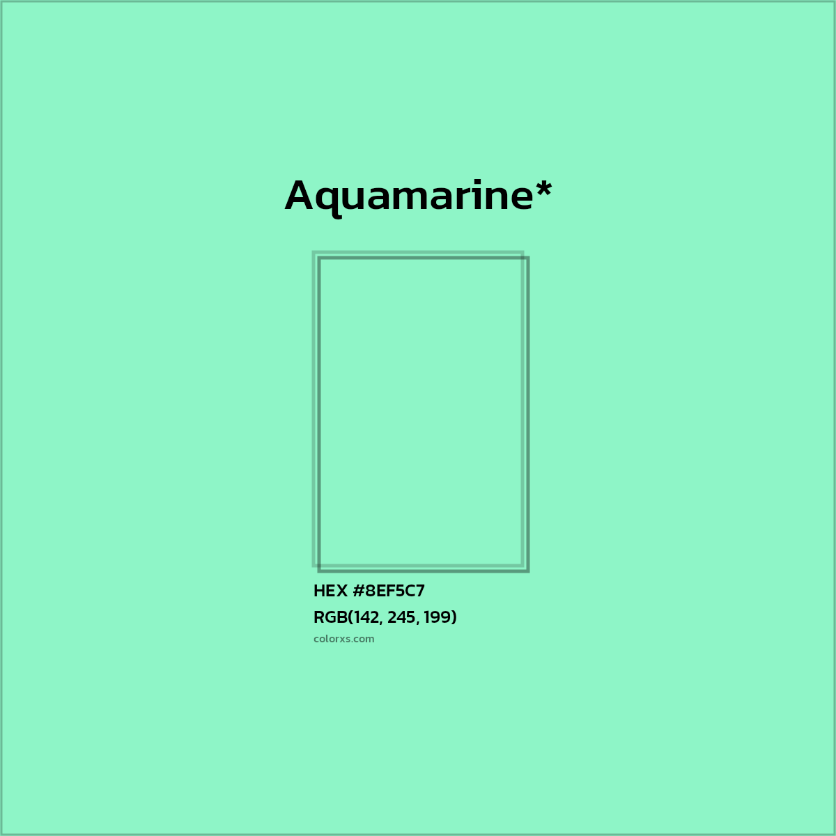 HEX #8EF5C7 Color Name, Color Code, Palettes, Similar Paints, Images