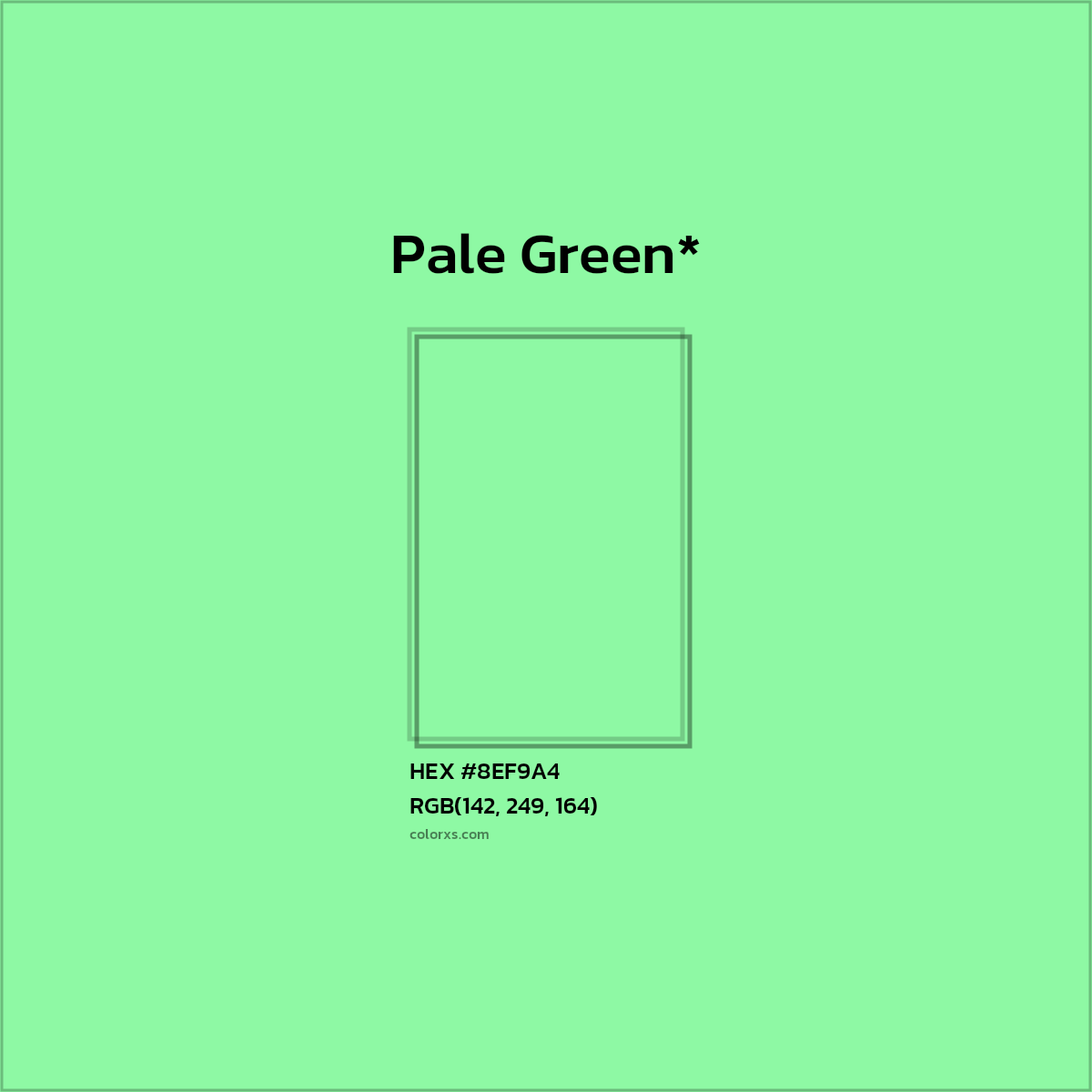 HEX #8EF9A4 Color Name, Color Code, Palettes, Similar Paints, Images