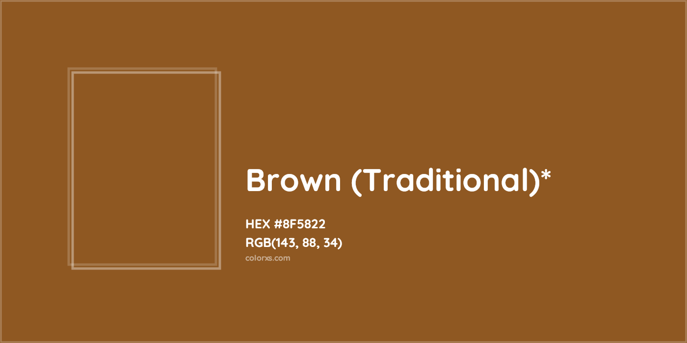 HEX #8F5822 Color Name, Color Code, Palettes, Similar Paints, Images