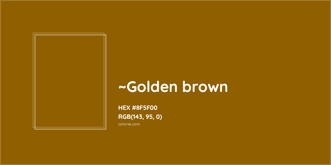 HEX #8F5F00 Color Name, Color Code, Palettes, Similar Paints, Images
