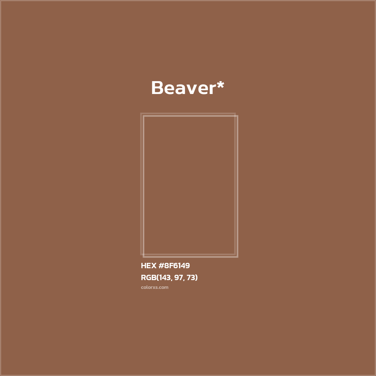HEX #8F6149 Color Name, Color Code, Palettes, Similar Paints, Images