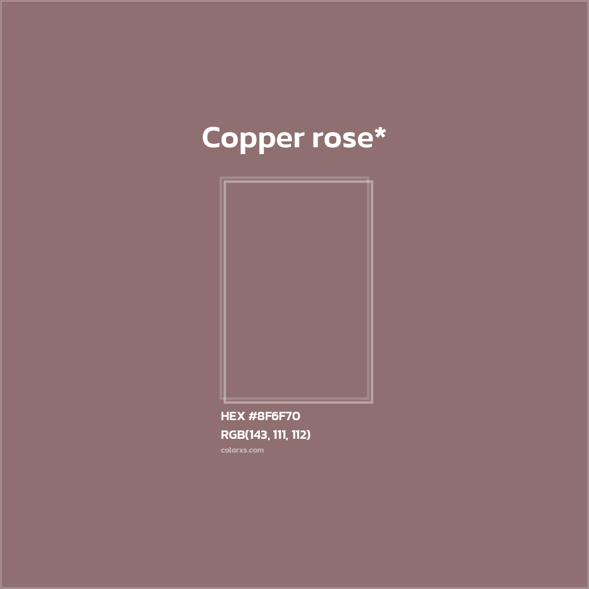 HEX #8F6F70 Color Name, Color Code, Palettes, Similar Paints, Images