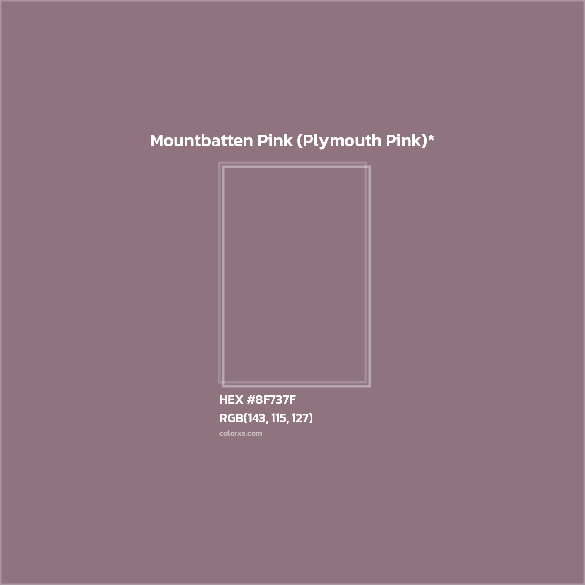 HEX #8F737F Color Name, Color Code, Palettes, Similar Paints, Images