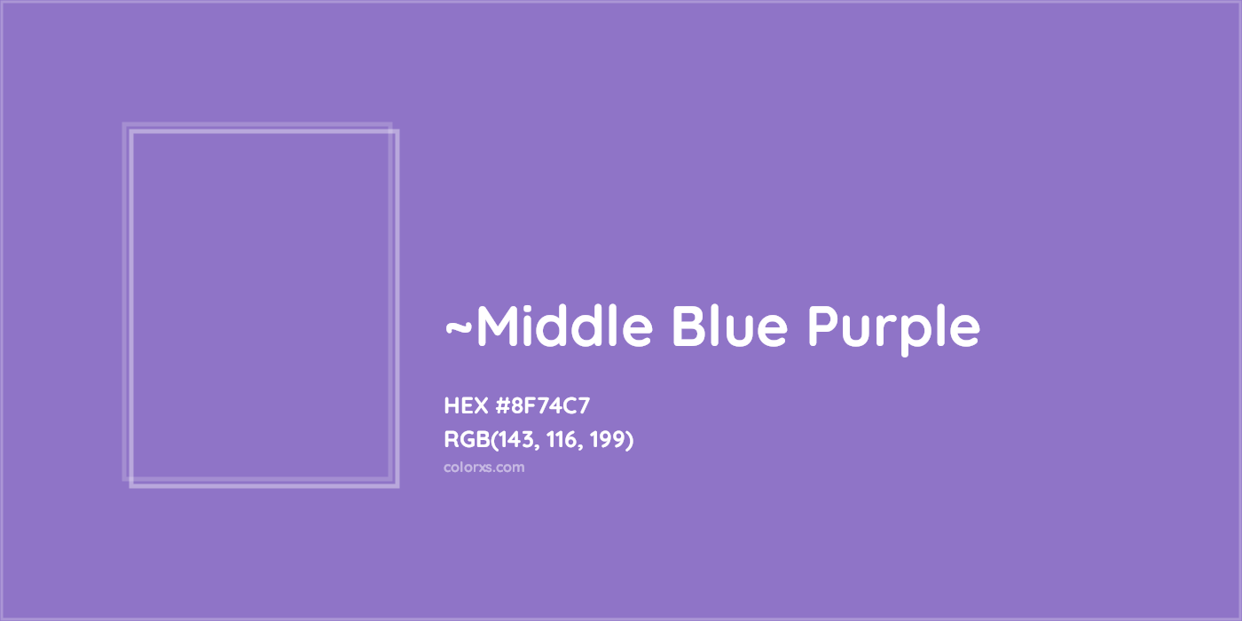 HEX #8F74C7 Color Name, Color Code, Palettes, Similar Paints, Images