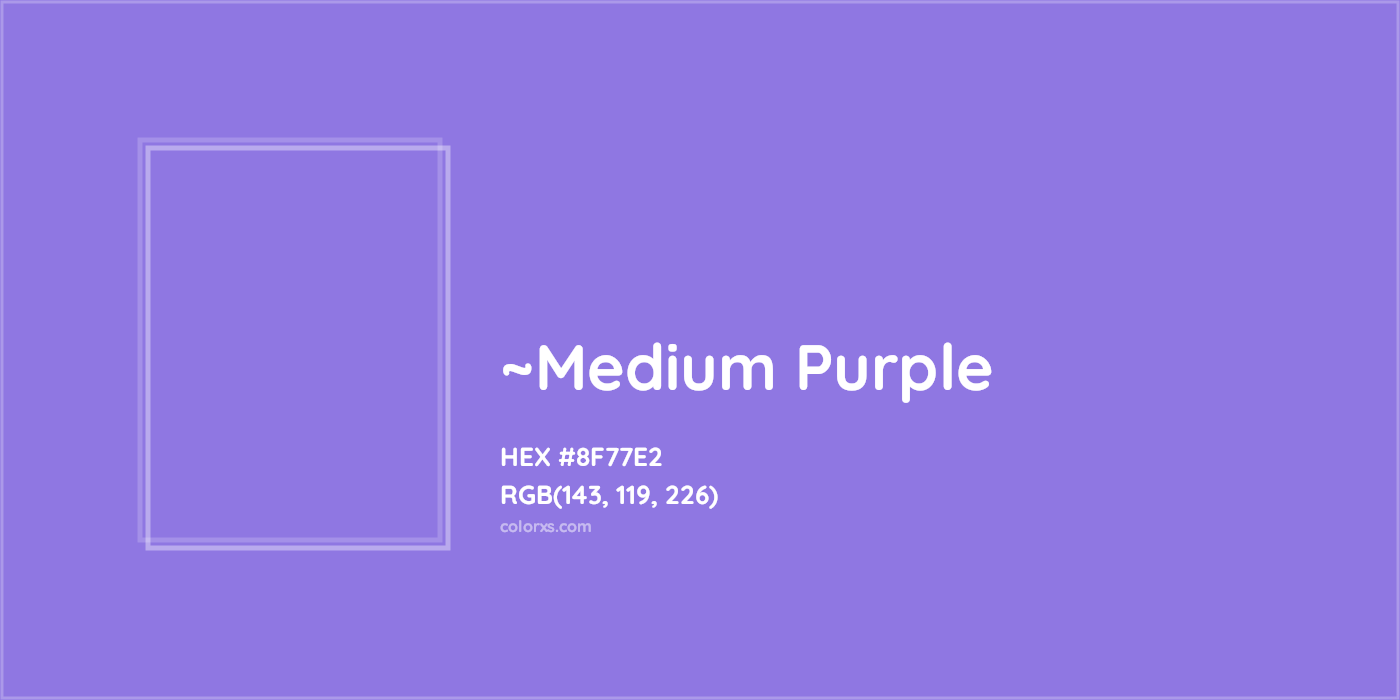 HEX #8F77E2 Color Name, Color Code, Palettes, Similar Paints, Images