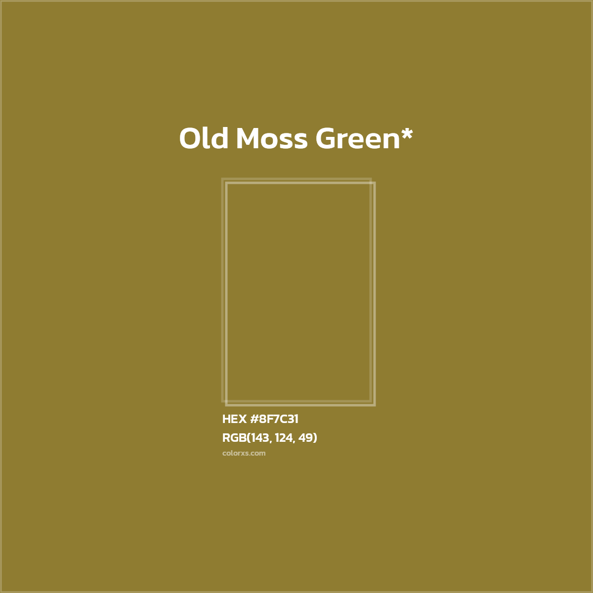 HEX #8F7C31 Color Name, Color Code, Palettes, Similar Paints, Images