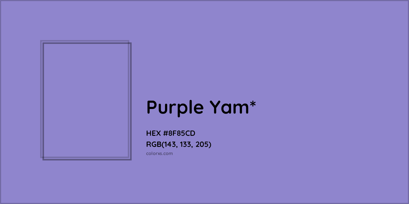 HEX #8F85CD Color Name, Color Code, Palettes, Similar Paints, Images