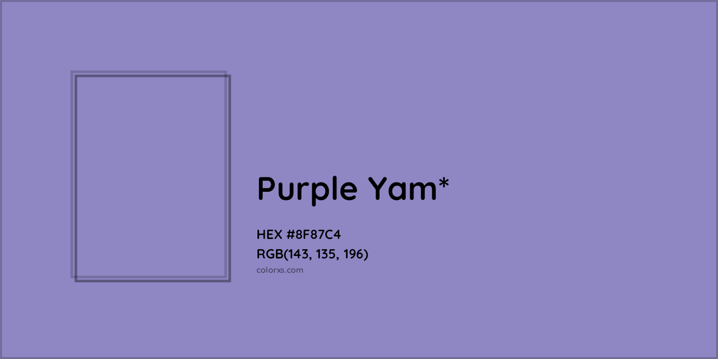 HEX #8F87C4 Color Name, Color Code, Palettes, Similar Paints, Images
