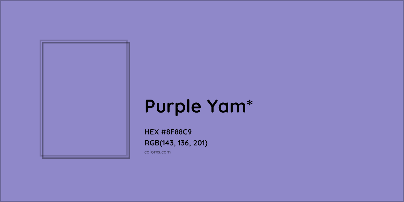 HEX #8F88C9 Color Name, Color Code, Palettes, Similar Paints, Images