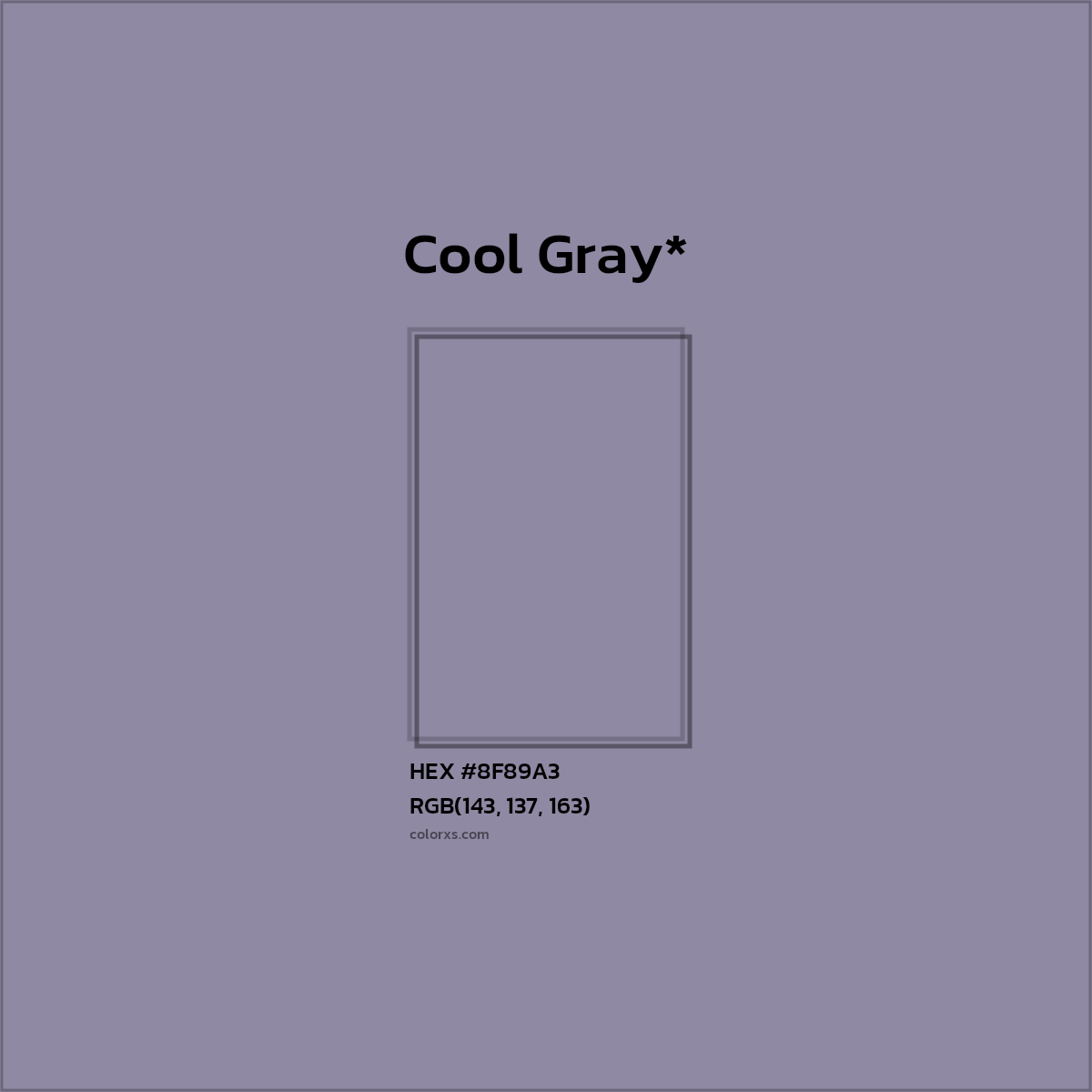HEX #8F89A3 Color Name, Color Code, Palettes, Similar Paints, Images