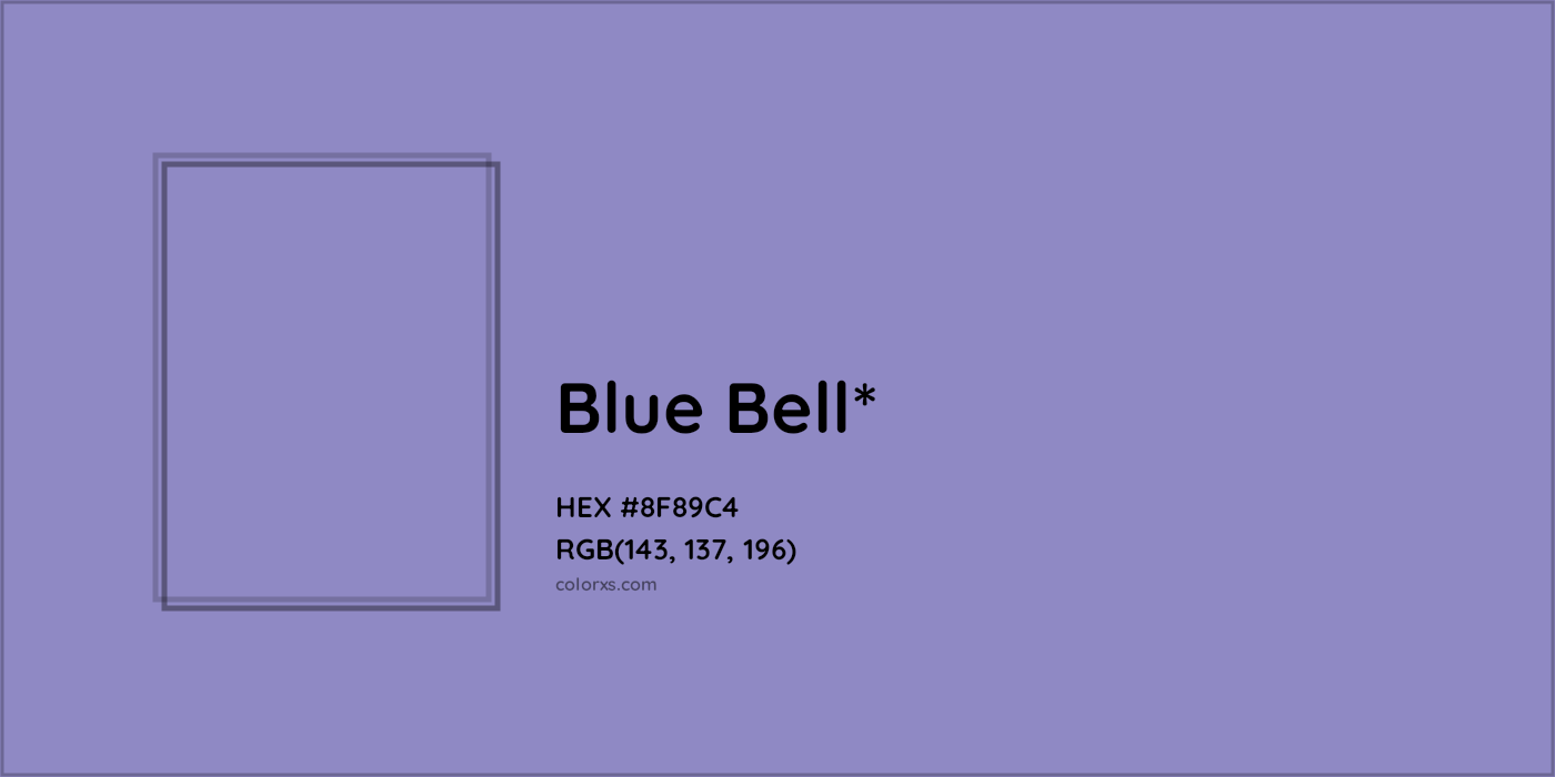 HEX #8F89C4 Color Name, Color Code, Palettes, Similar Paints, Images
