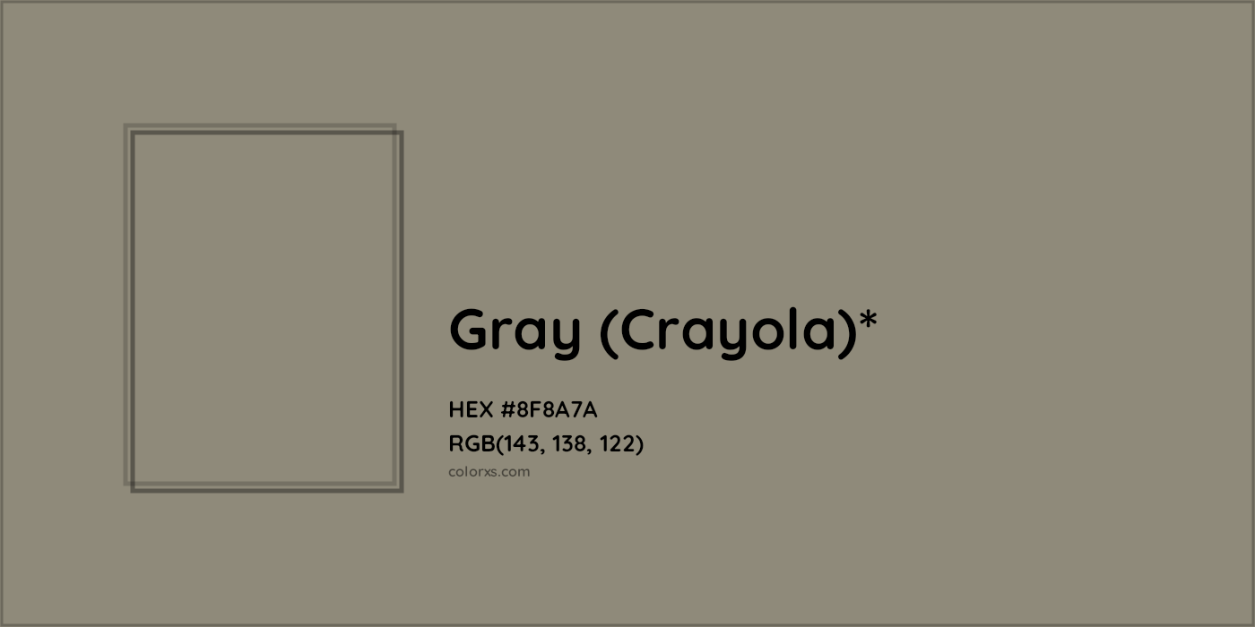 HEX #8F8A7A Color Name, Color Code, Palettes, Similar Paints, Images