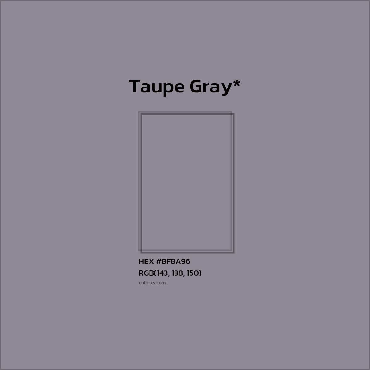 HEX #8F8A96 Color Name, Color Code, Palettes, Similar Paints, Images