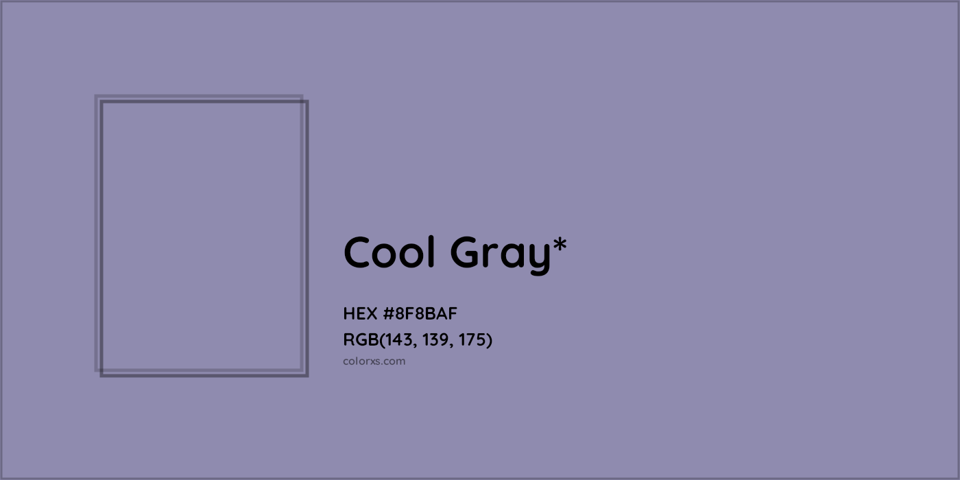 HEX #8F8BAF Color Name, Color Code, Palettes, Similar Paints, Images