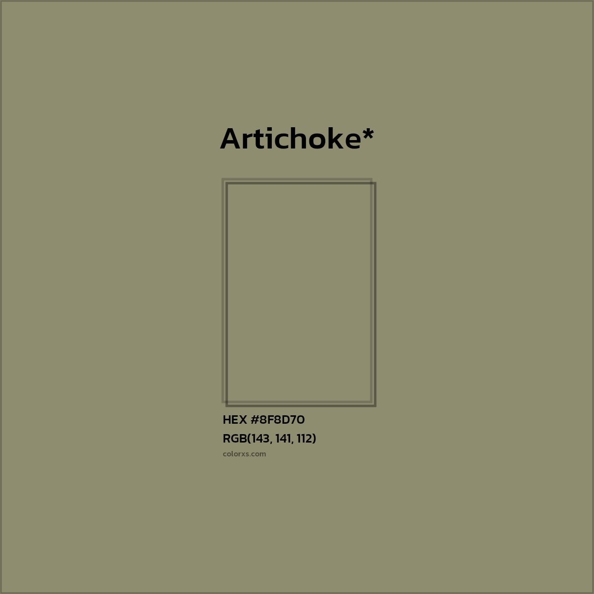 HEX #8F8D70 Color Name, Color Code, Palettes, Similar Paints, Images