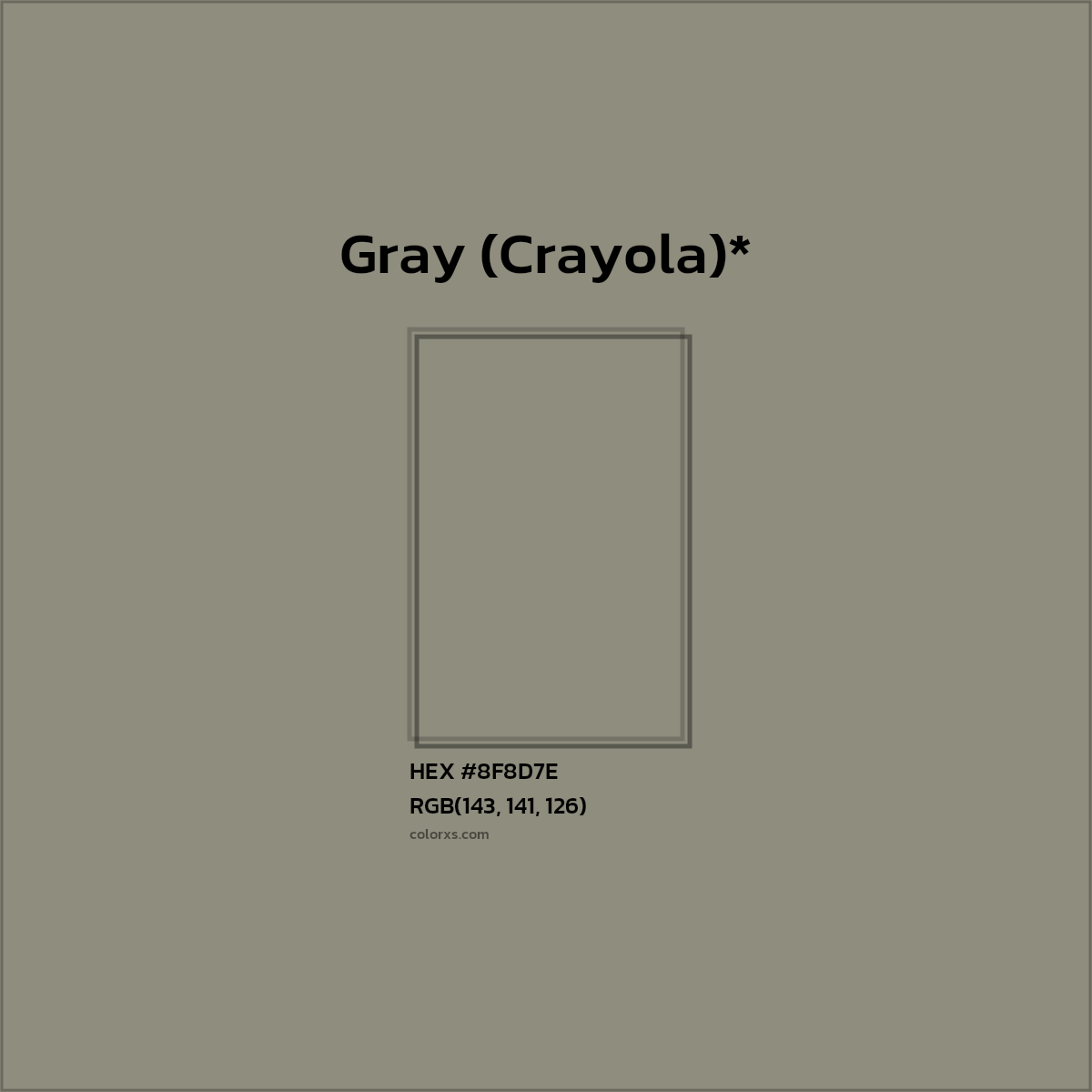 HEX #8F8D7E Color Name, Color Code, Palettes, Similar Paints, Images