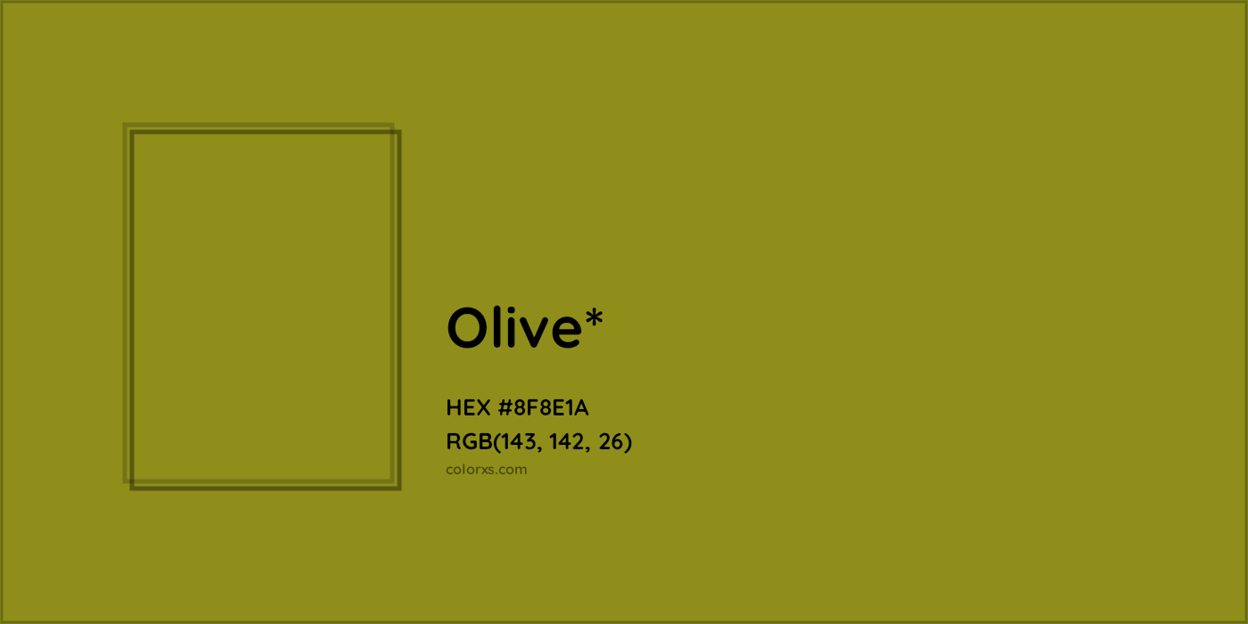 HEX #8F8E1A Color Name, Color Code, Palettes, Similar Paints, Images
