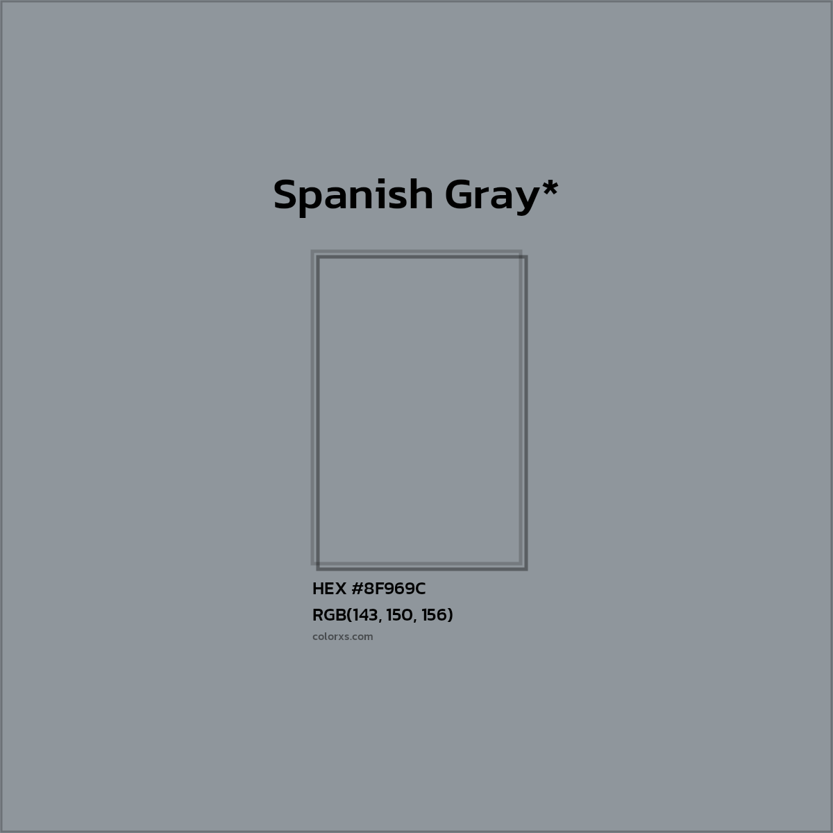 HEX #8F969C Color Name, Color Code, Palettes, Similar Paints, Images