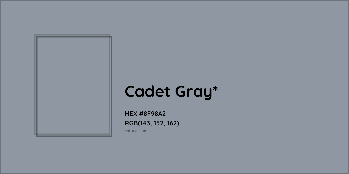 HEX #8F98A2 Color Name, Color Code, Palettes, Similar Paints, Images