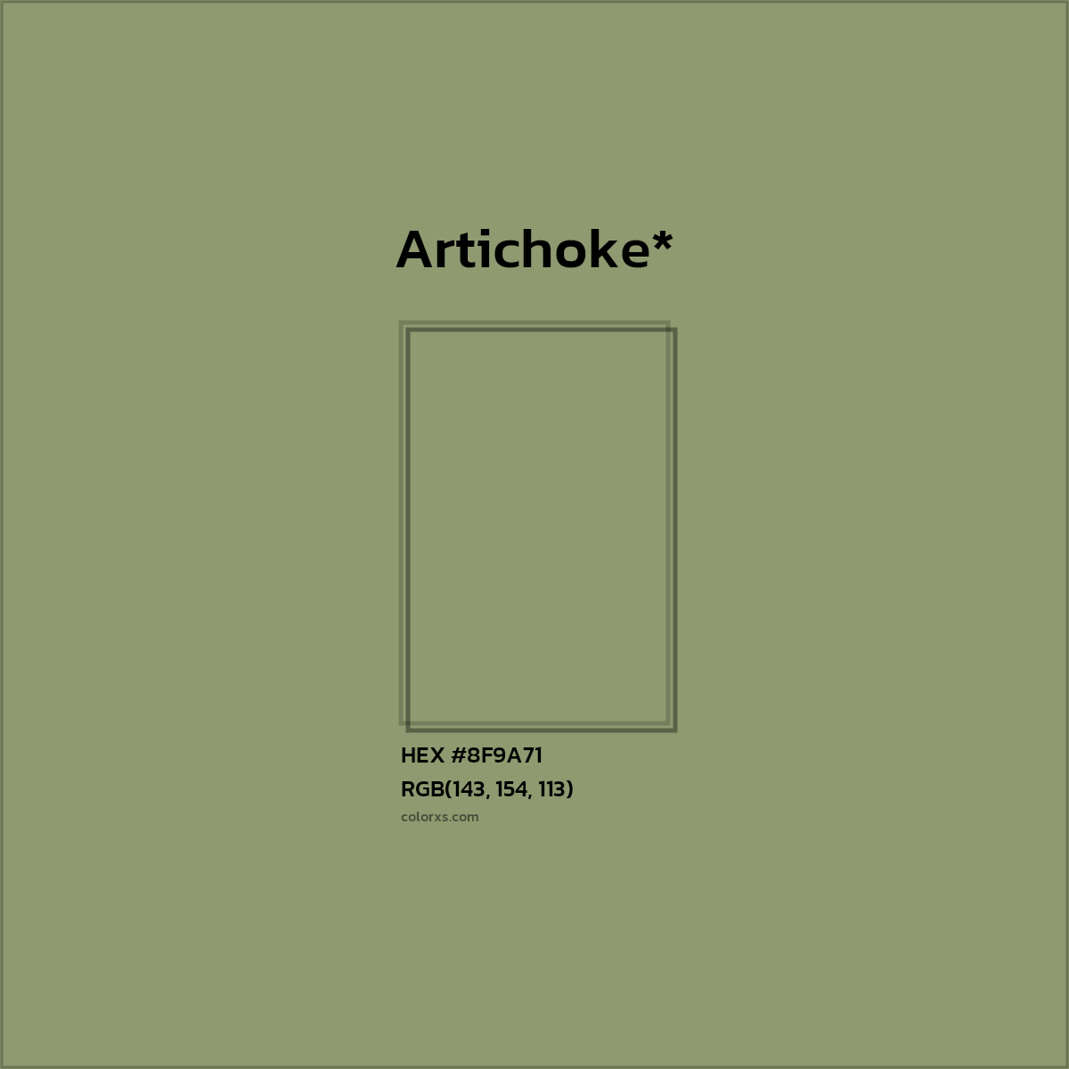 HEX #8F9A71 Color Name, Color Code, Palettes, Similar Paints, Images
