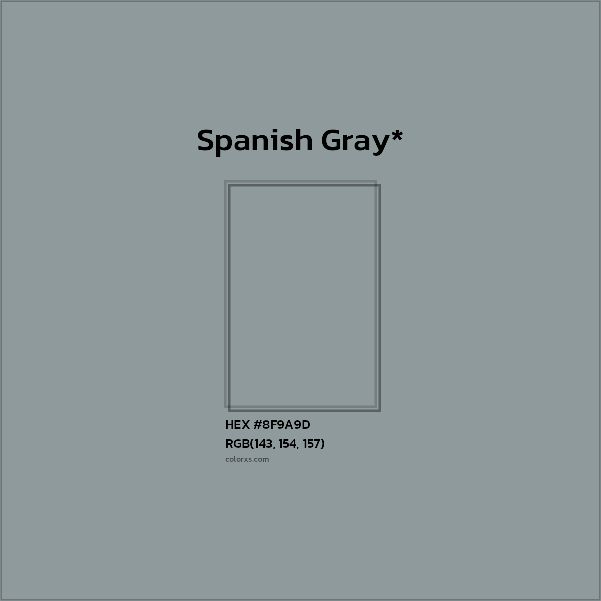 HEX #8F9A9D Color Name, Color Code, Palettes, Similar Paints, Images
