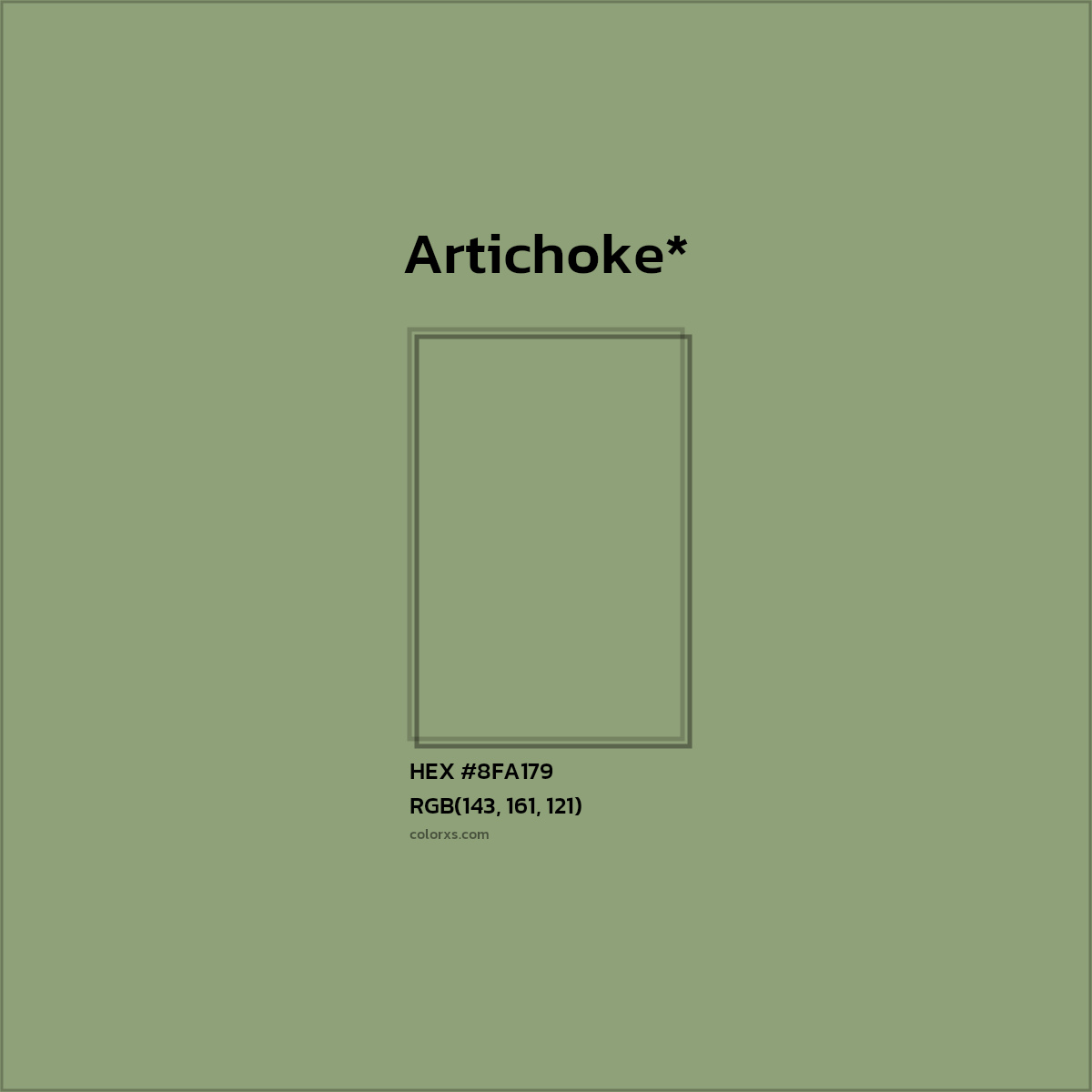 HEX #8FA179 Color Name, Color Code, Palettes, Similar Paints, Images