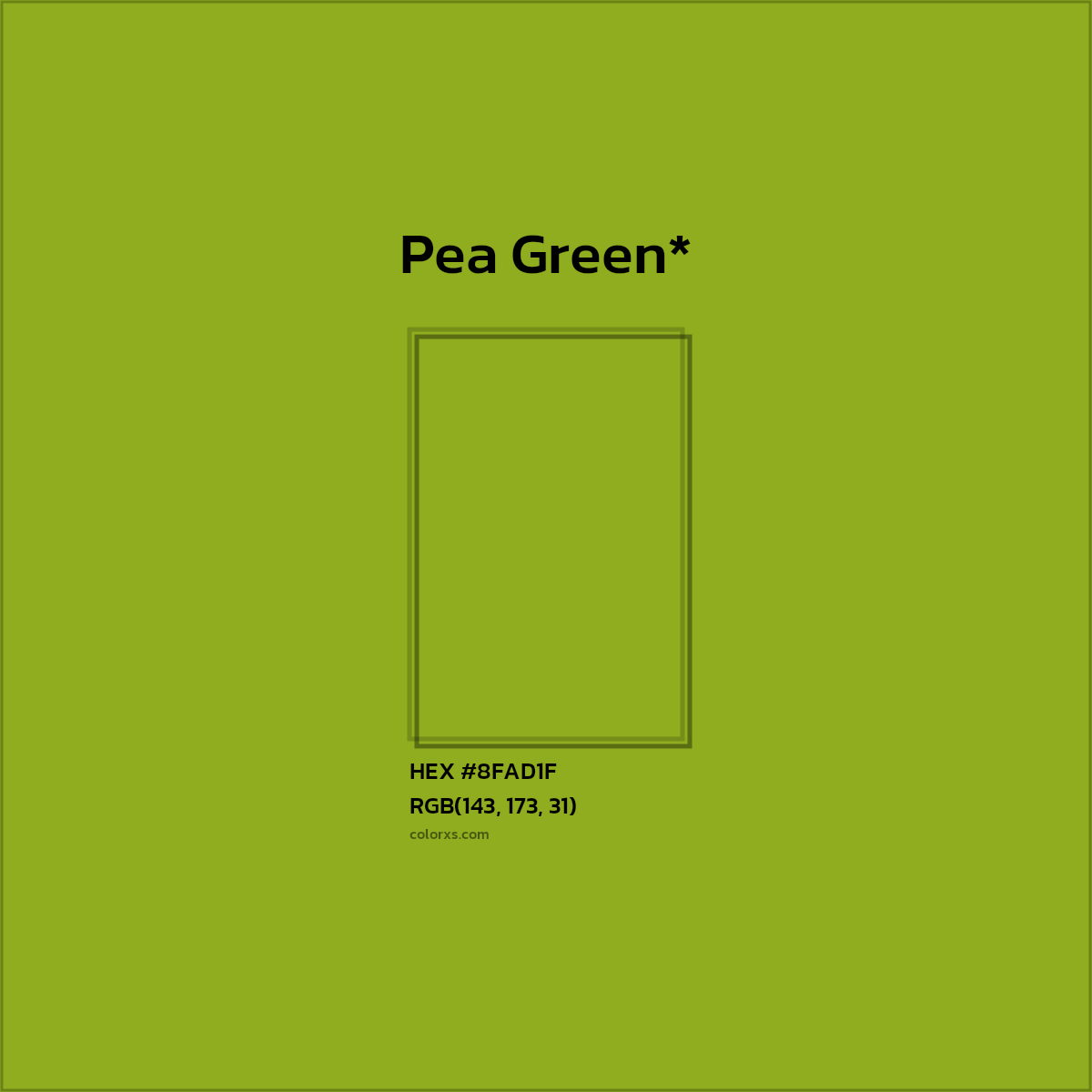 HEX #8FAD1F Color Name, Color Code, Palettes, Similar Paints, Images