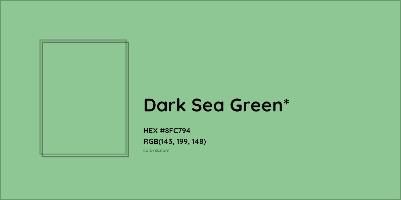 HEX #8FC794 Color Name, Color Code, Palettes, Similar Paints, Images