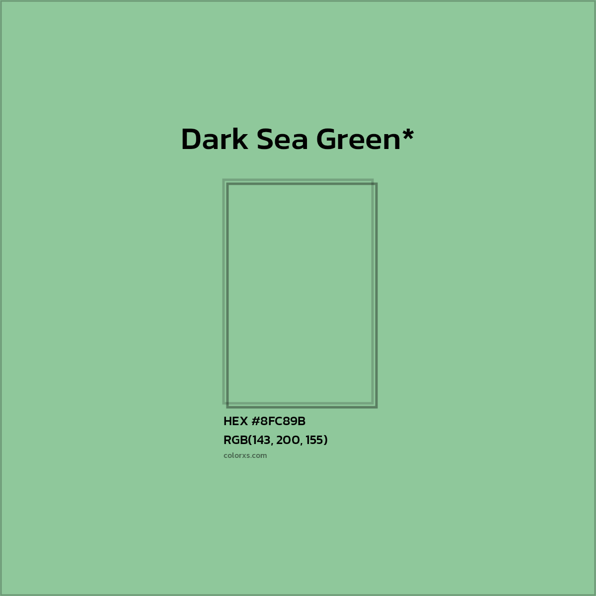 HEX #8FC89B Color Name, Color Code, Palettes, Similar Paints, Images