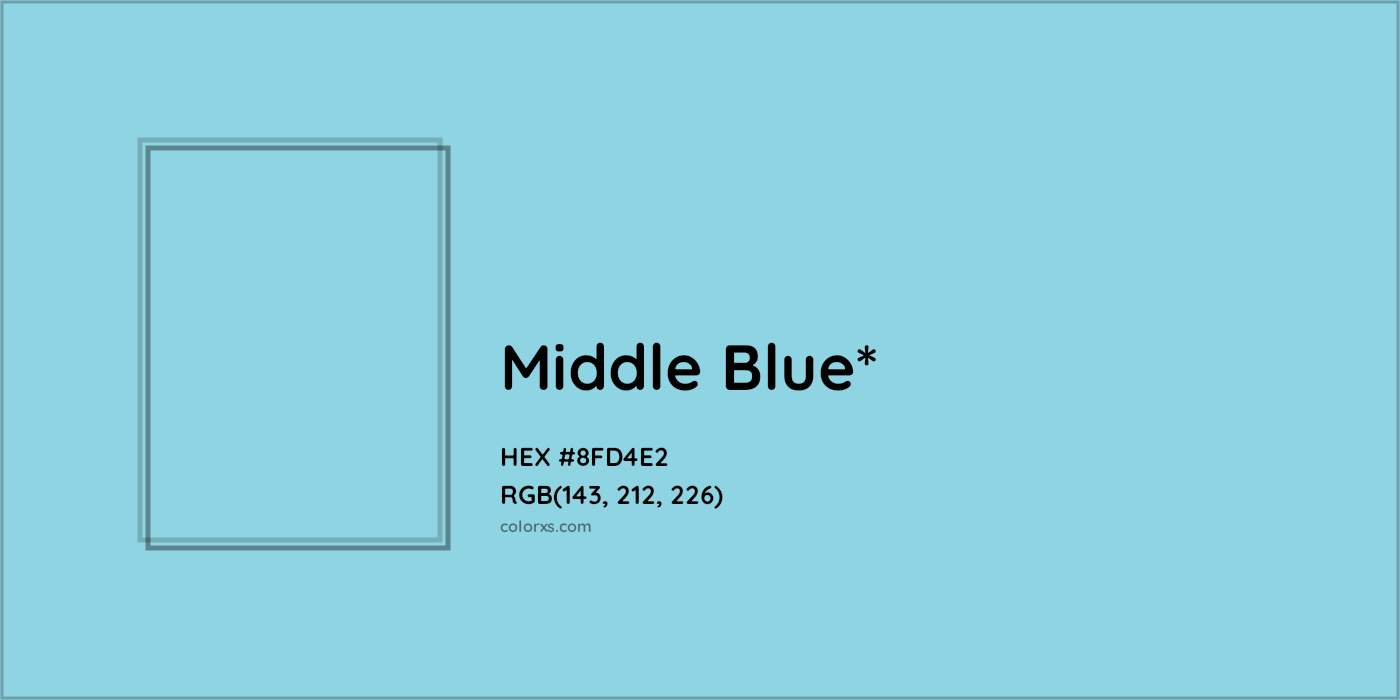 HEX #8FD4E2 Color Name, Color Code, Palettes, Similar Paints, Images
