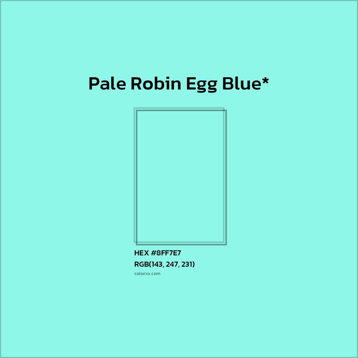HEX #8FF7E7 Color Name, Color Code, Palettes, Similar Paints, Images