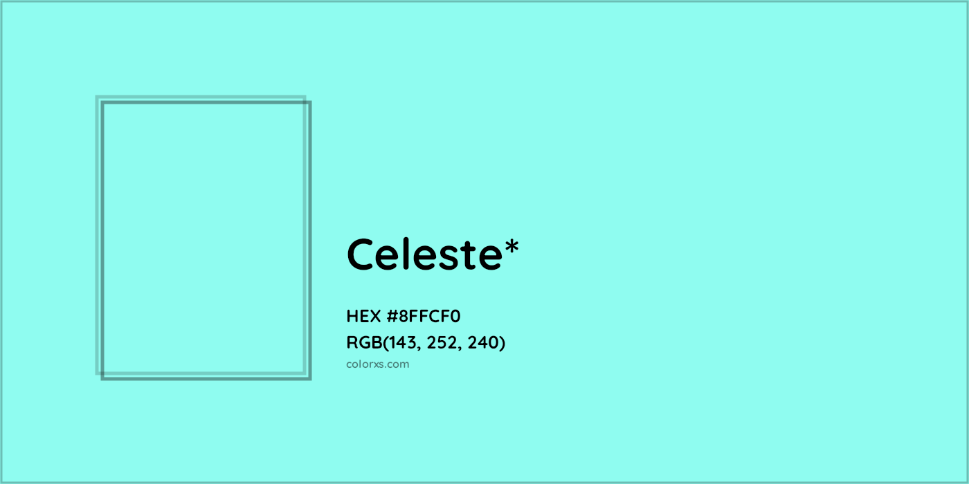 HEX #8FFCF0 Color Name, Color Code, Palettes, Similar Paints, Images