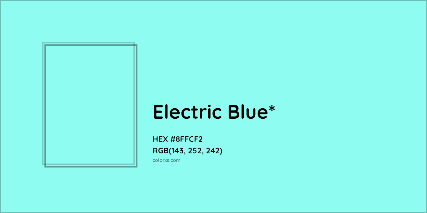 HEX #8FFCF2 Color Name, Color Code, Palettes, Similar Paints, Images